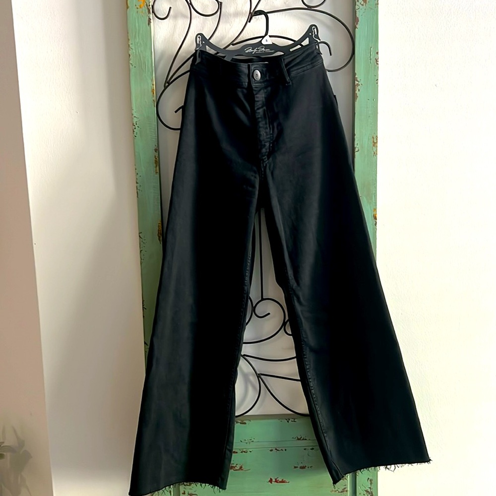 🕷️🕷️🕷️ ZARA NWOT SIZE 2 SUPER WIDE LEG DENIM 🕷️🕷️🕷️